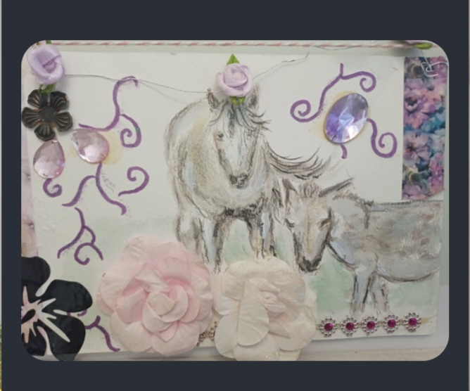 Cartes peintes personnalisées