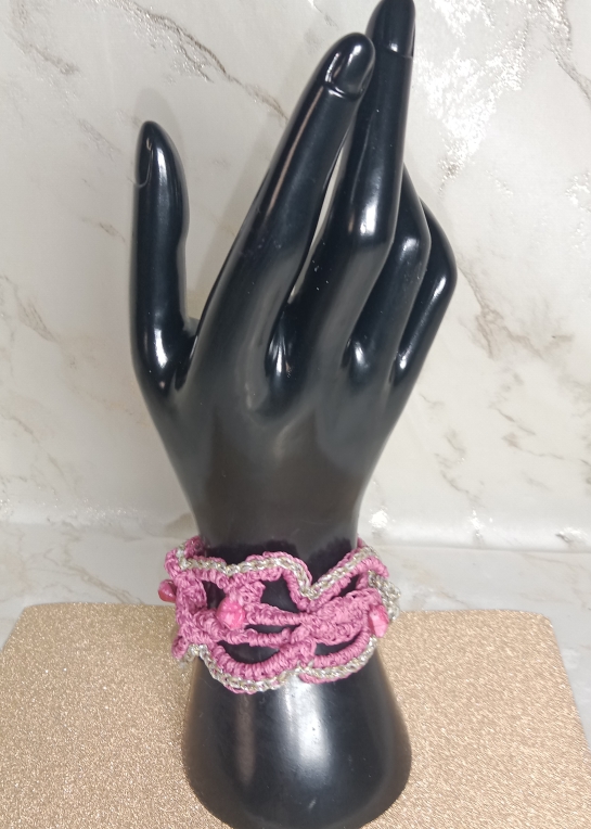 Bracelet chainette rose – Image 3