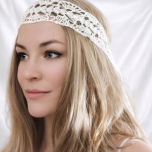 Bandeau voile mariée