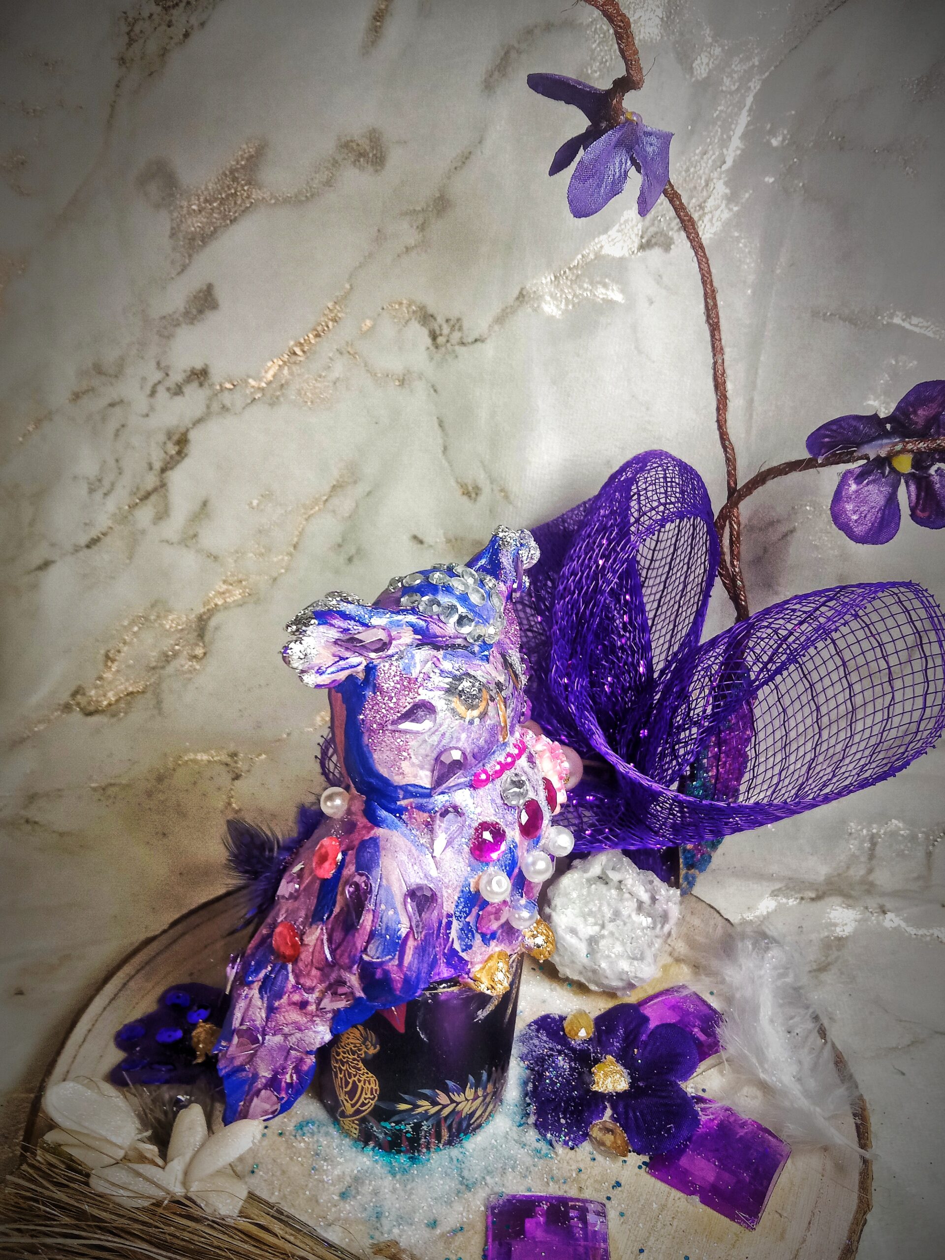 Décoration porcelaine petite chouette – Image 2