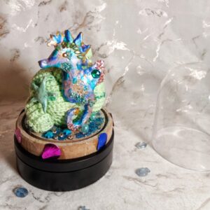 Globe coquillage et Hippocampe