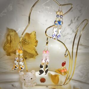 Les boucles d'oreilles chats