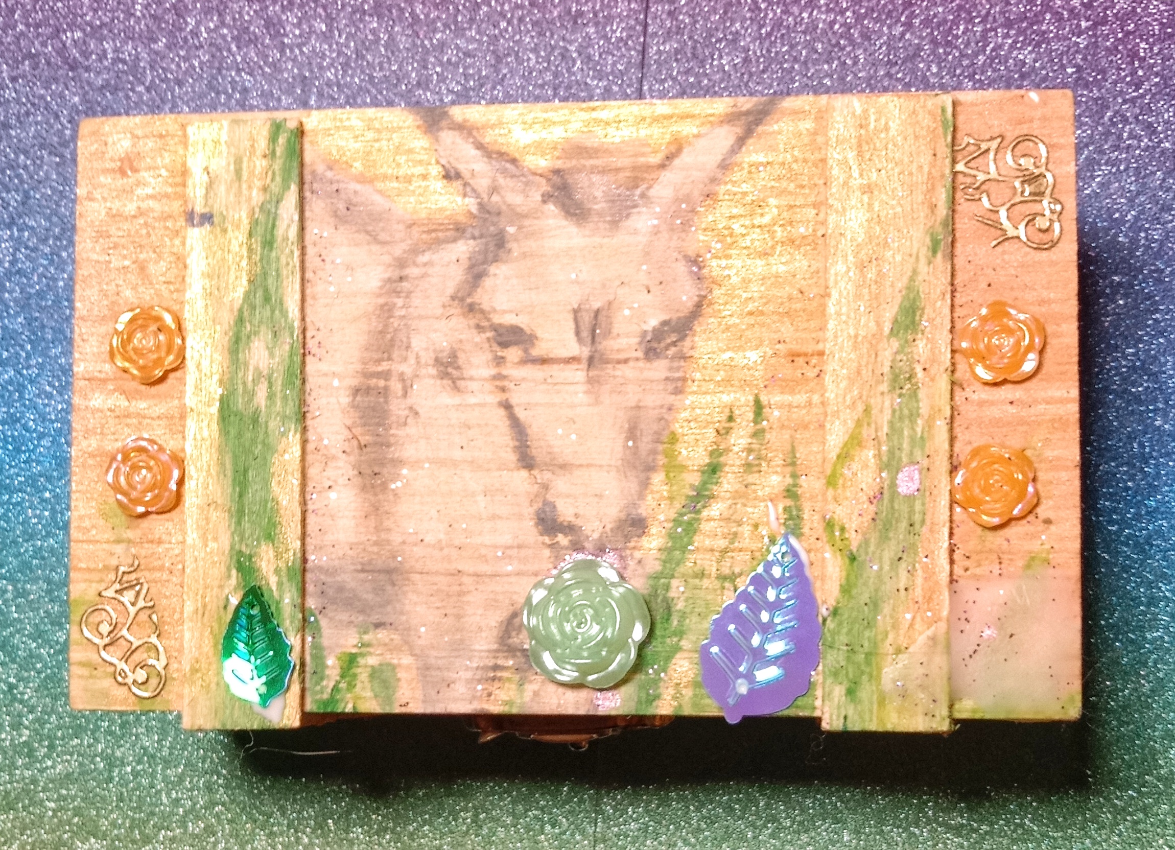 Coffret en bois peint à la main personnalisé – Image 2