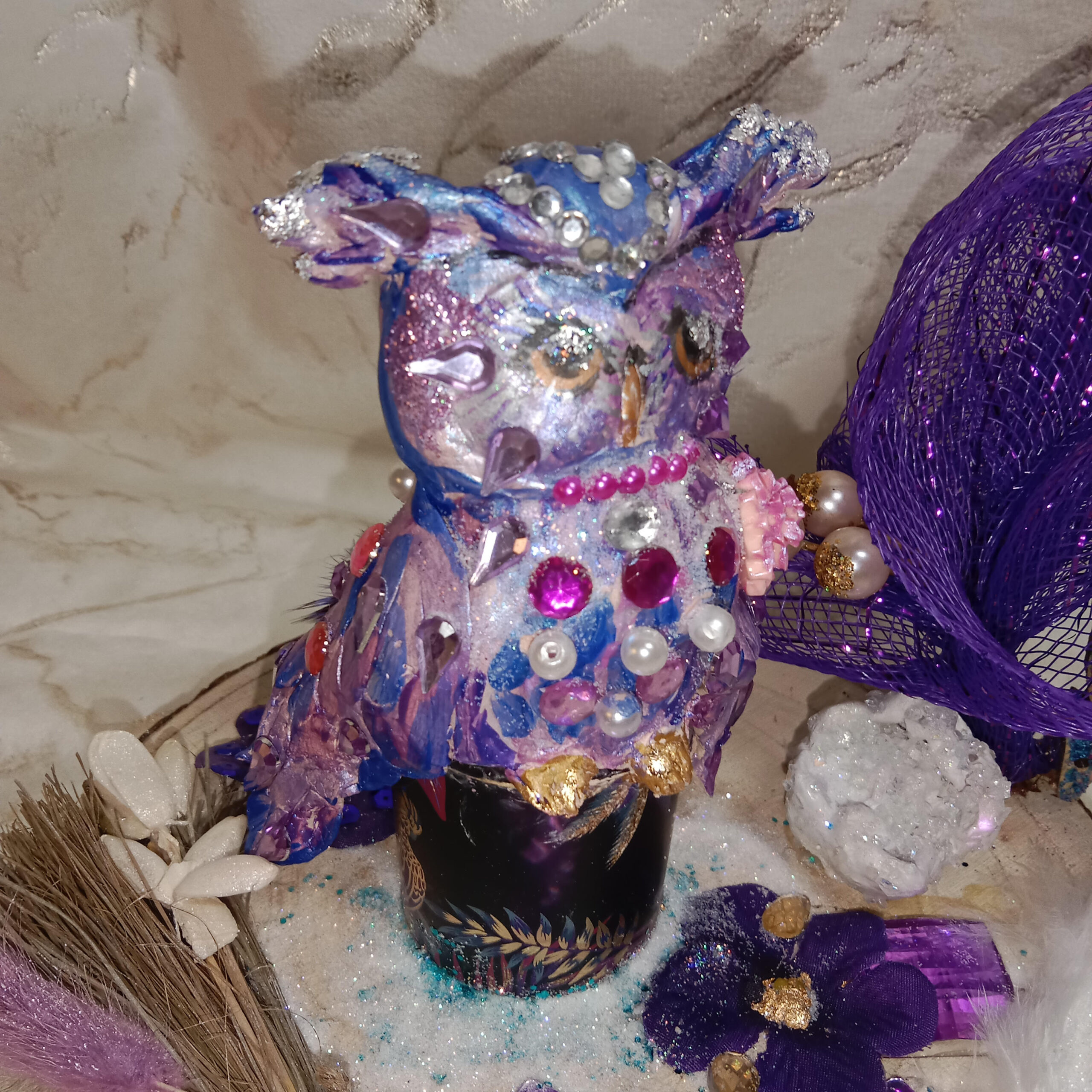 Décoration porcelaine petite chouette – Image 3