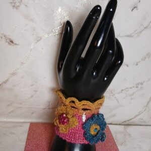 Manchette avec fleurs