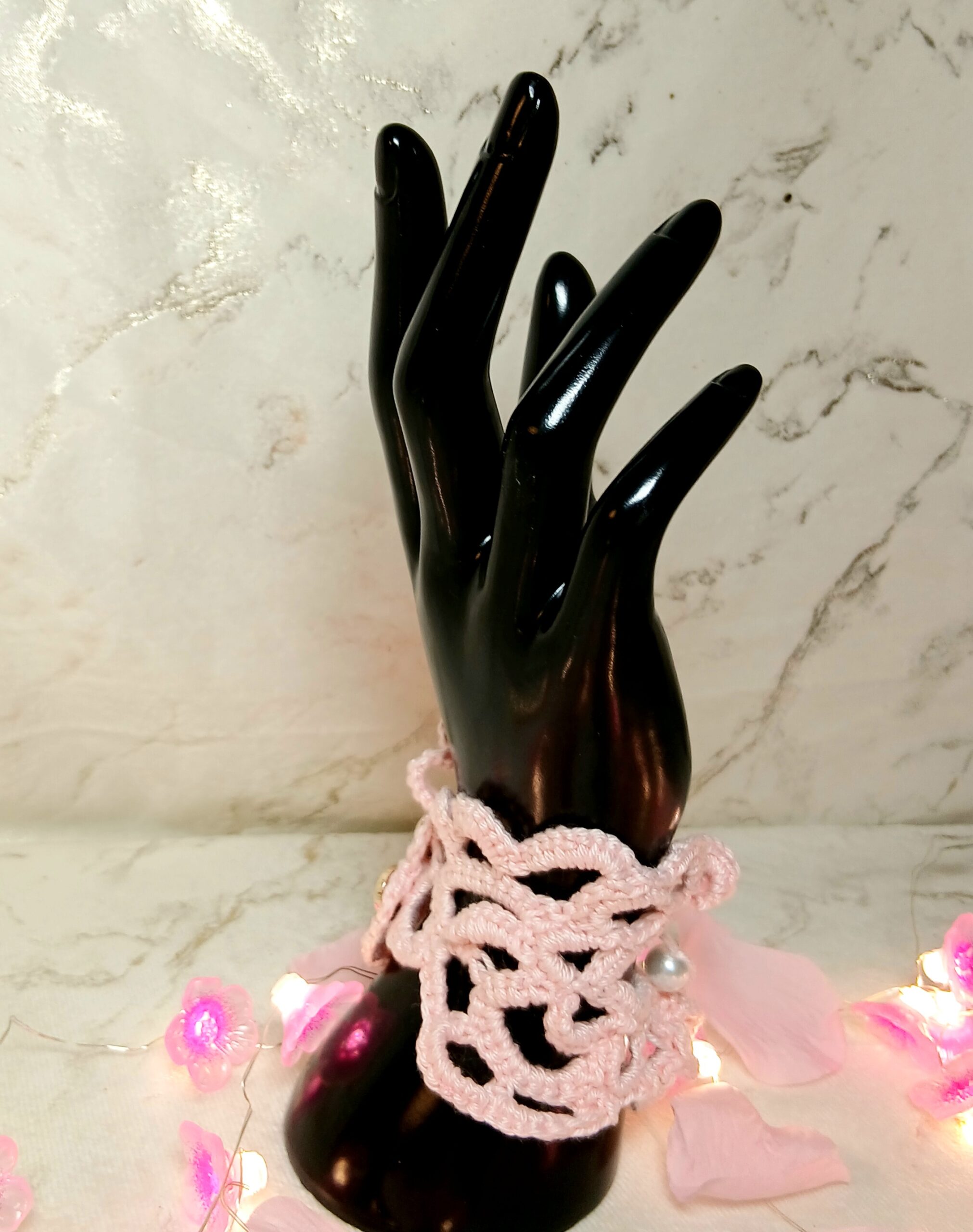 Manchette rose clair – Image 3