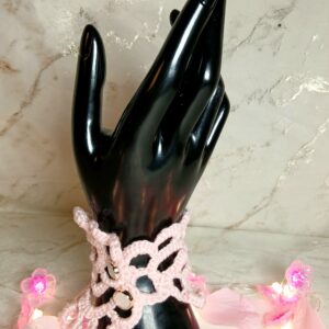 Manchette rose clair