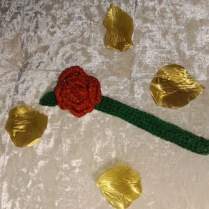 Marque pages rose rouge